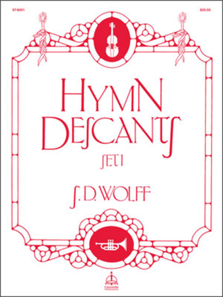 Book cover for Hymn Descants, Set I (Advent & Christmas)