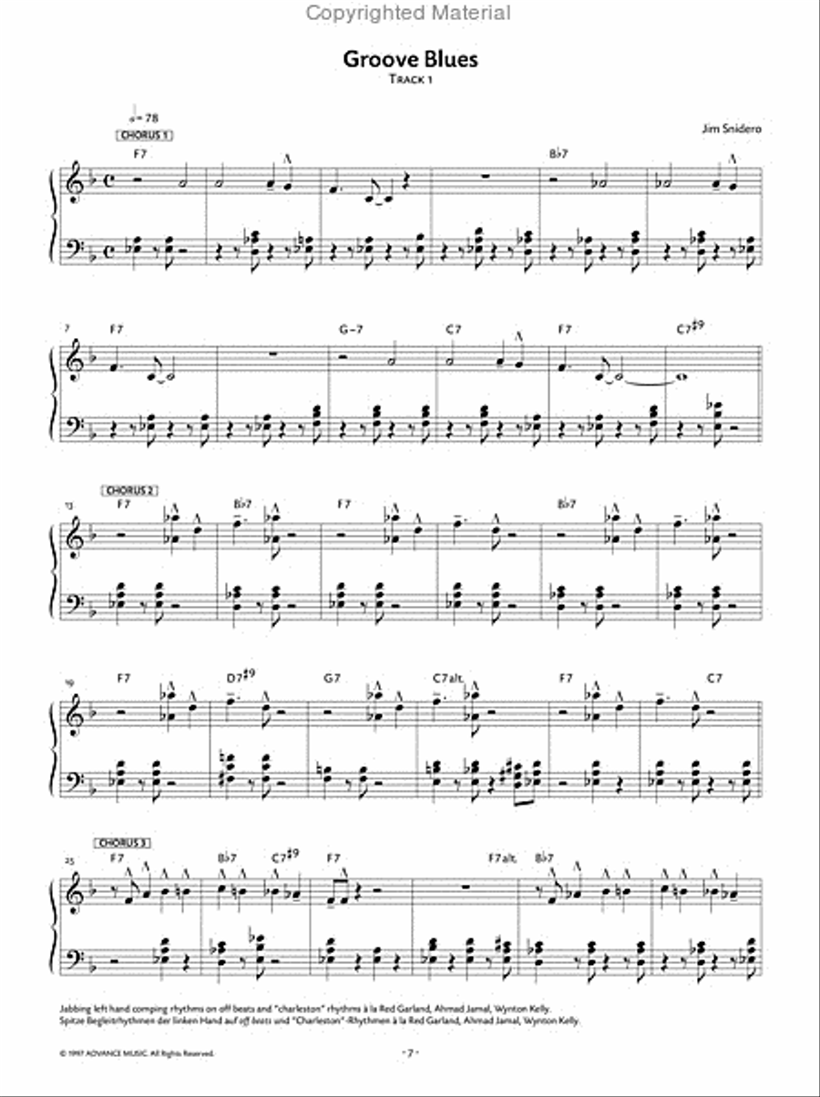 Jazz Conception Piano Piano Method scores gallery preview page 2