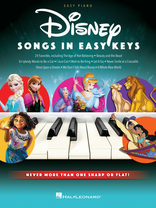 Book cover for Disney Songs in Easy Keys