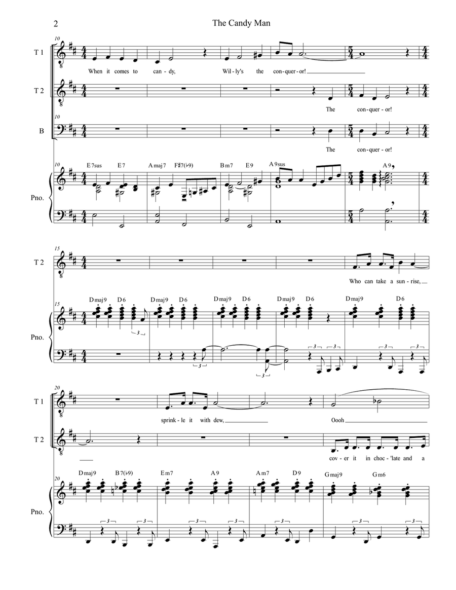 The Candy Man The Candy Man TTB scores gallery preview page 2