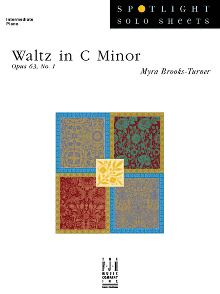 Waltz in C Minor, Op. 63, No. 1 Piano Solo scores gallery preview page 2