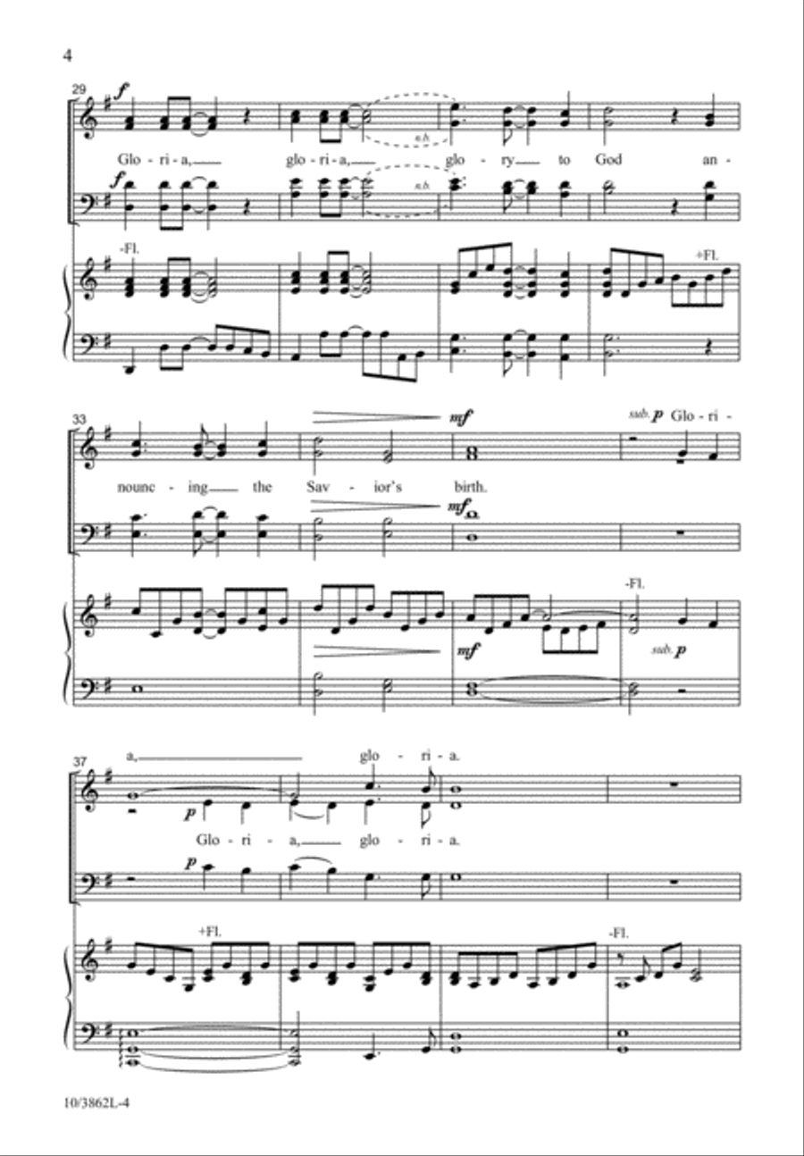 Shepherd, Do You Sleep? Shepherd, Do You Sleep? 4-Part scores gallery preview page 4