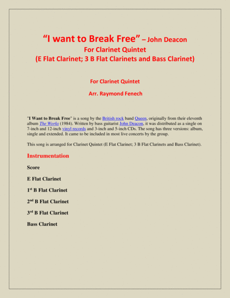 I Want To Break Free image number null