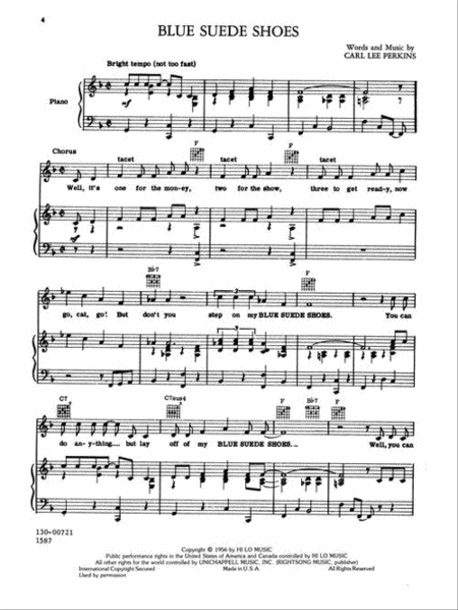 Elvis Elvis Elvis – 100 Greatest Hits Piano, Vocal, Guitar scores gallery preview page 6