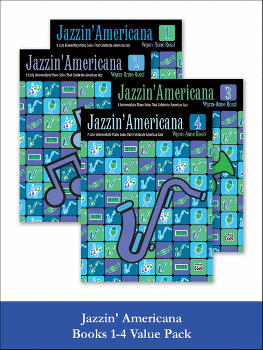 Jazzin' Americana Books 1-4 (Value Pack) Easy Piano scores gallery preview page 1