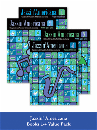 Book cover for Jazzin' Americana Books 1-4 (Value Pack)