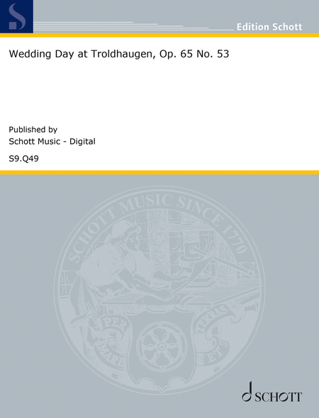 Wedding Day at Troldhaugen, Op. 65 No. 53