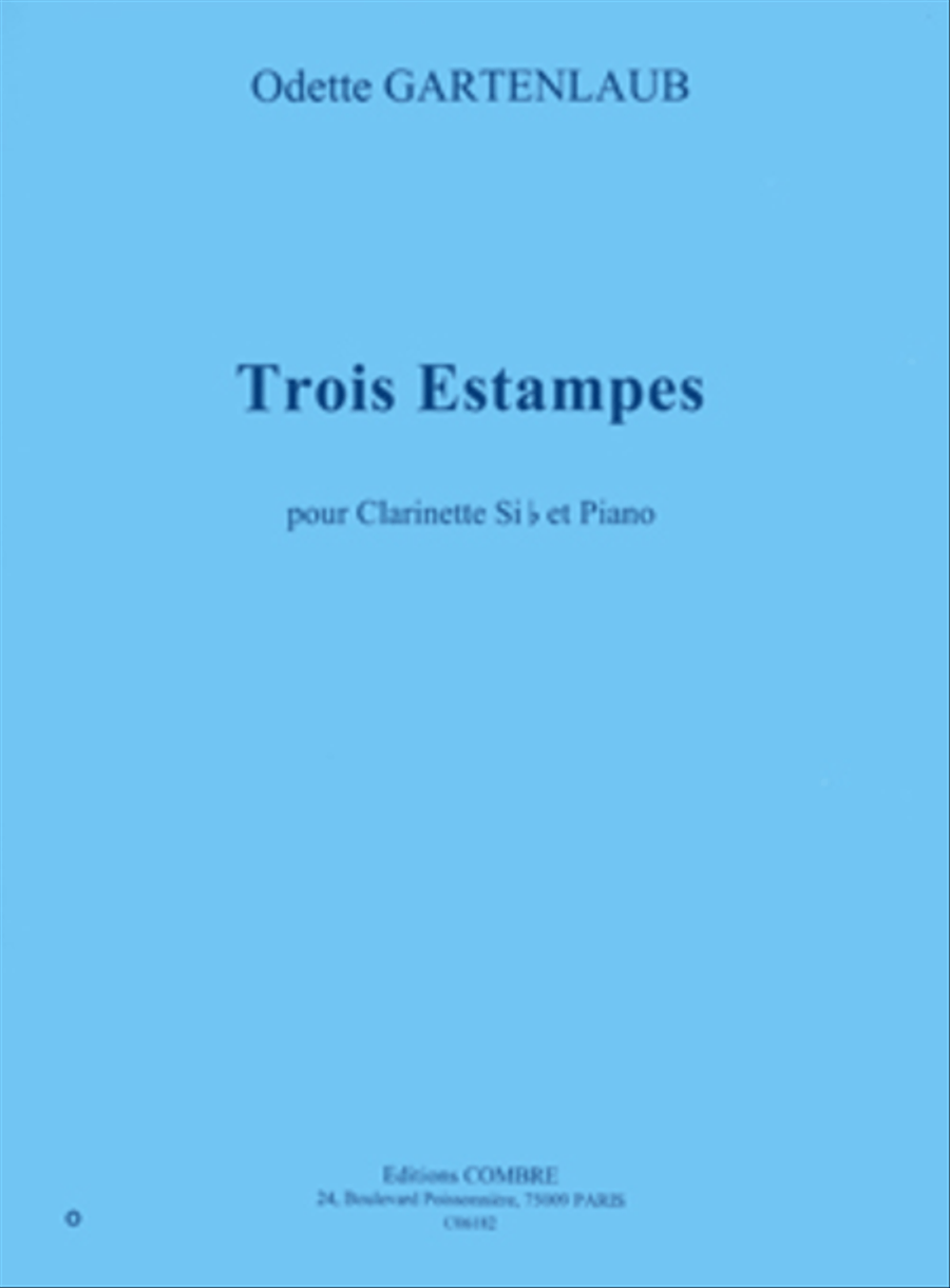 Estampes (3) Estampes (3) Clarinet Solo scores gallery preview page 1