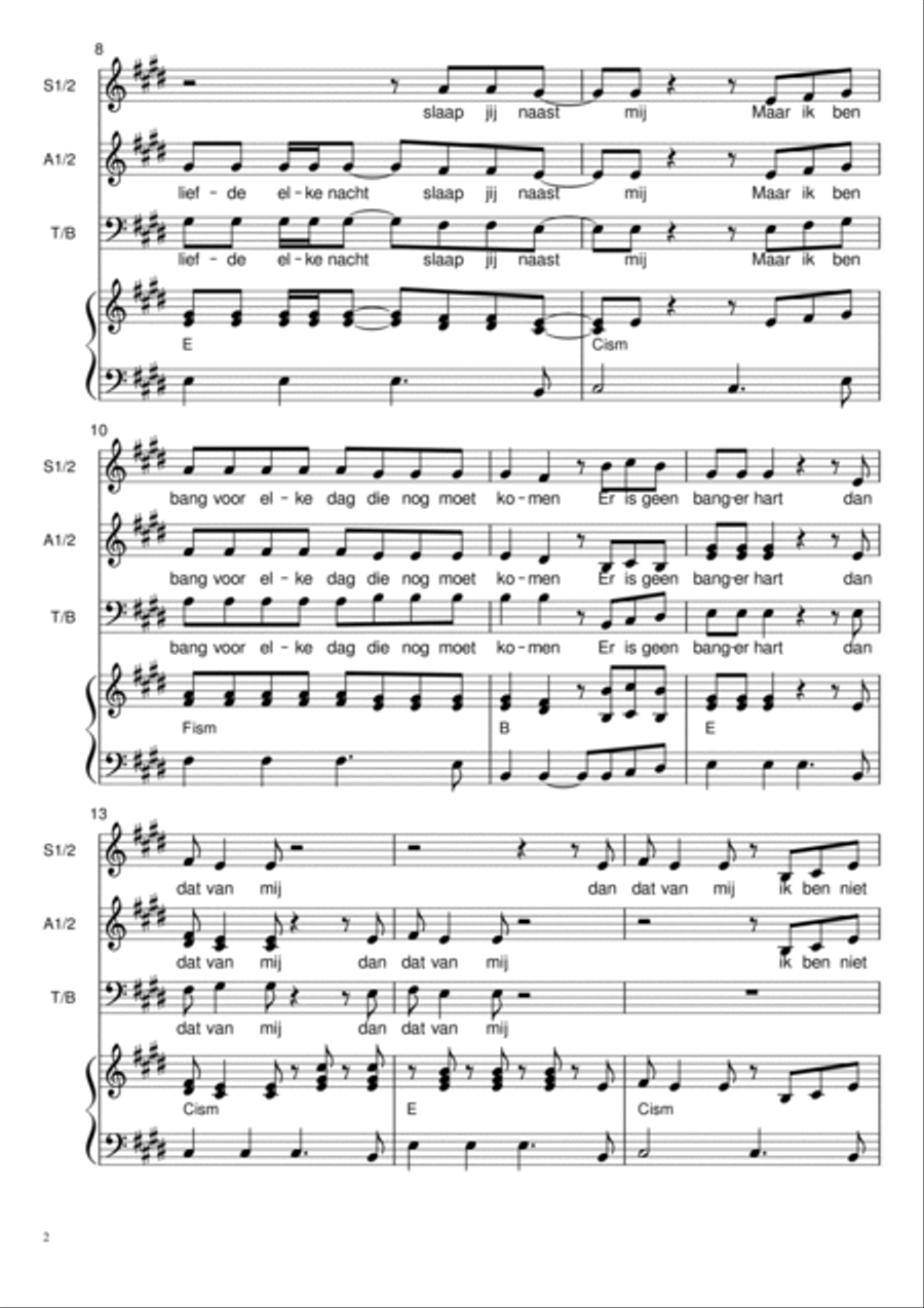 Banger Hart Choir scores gallery preview page 2
