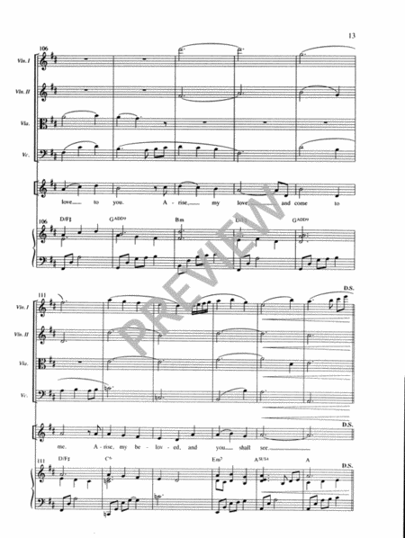 Arise, My Love - Full Score and Parts