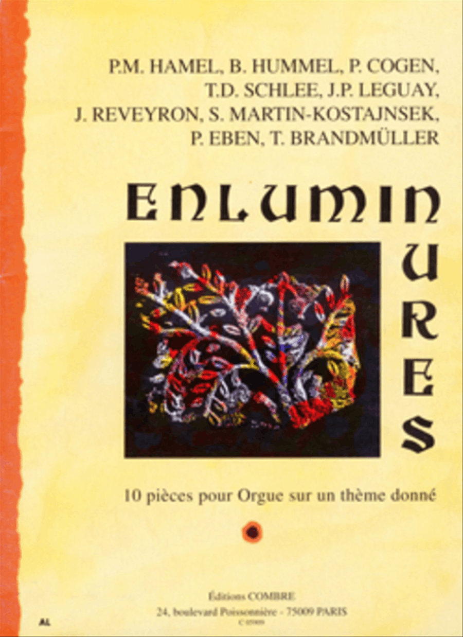 Enluminures (10 pieces sur un theme donne)