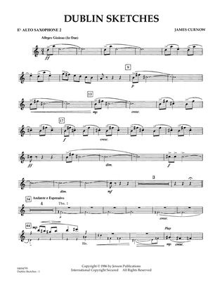 Dublin Sketches - Eb Alto Saxophone 2