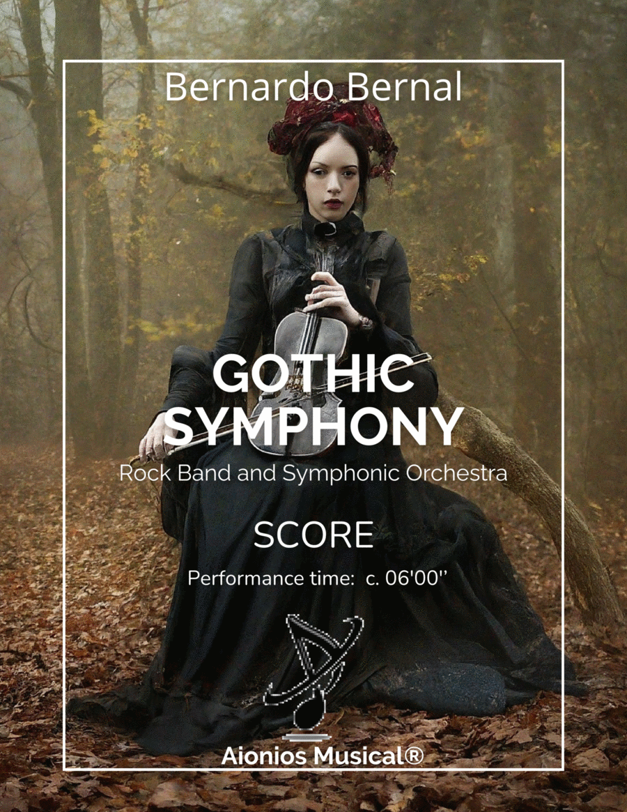 Gothic Symphony - Rock Band and Symphonic Orchestra (Score only) Full Orchestra scores gallery preview page 1