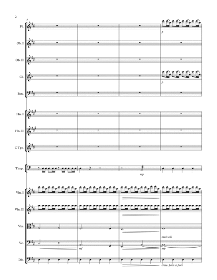 Waves of Feeling Waves of Feeling Full Orchestra scores gallery preview page 2