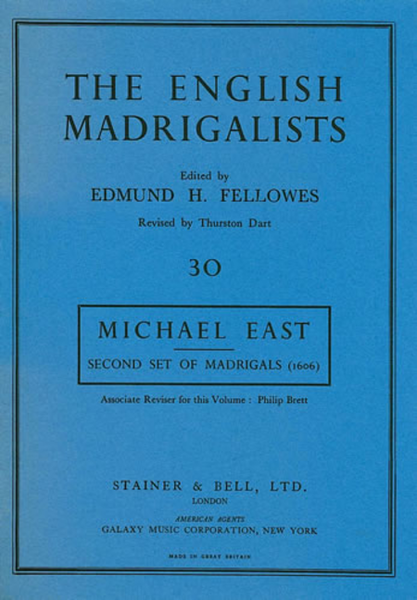 Second Set of Madrigals (1606)