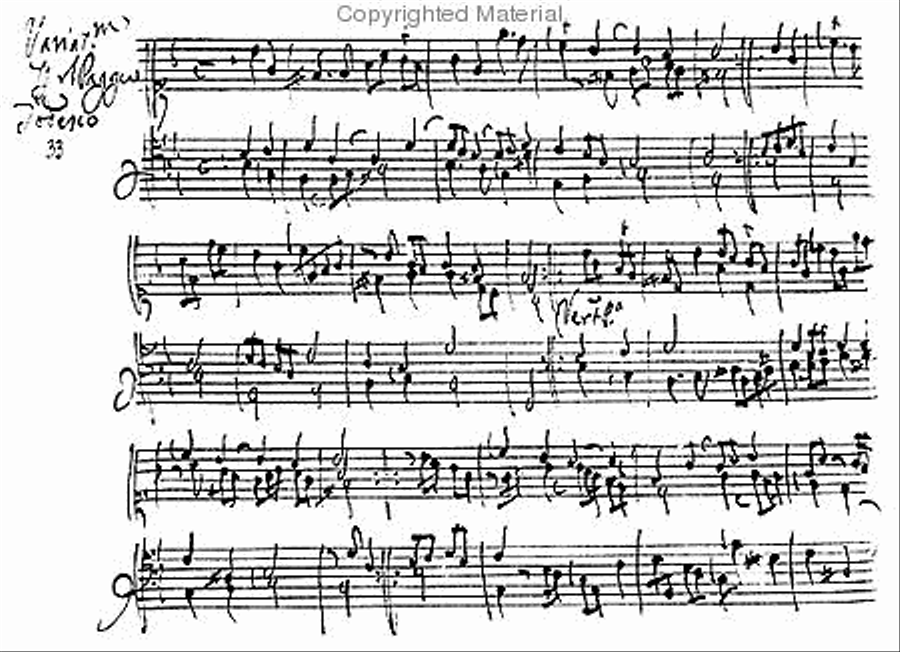 Keyboard works - Parts I & 2 + CD. Autograph MS, 1702. Harpsichord scores gallery preview page 3