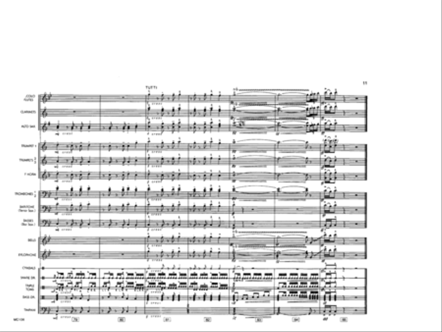 Spanish Fever Marching Band scores gallery preview page 12