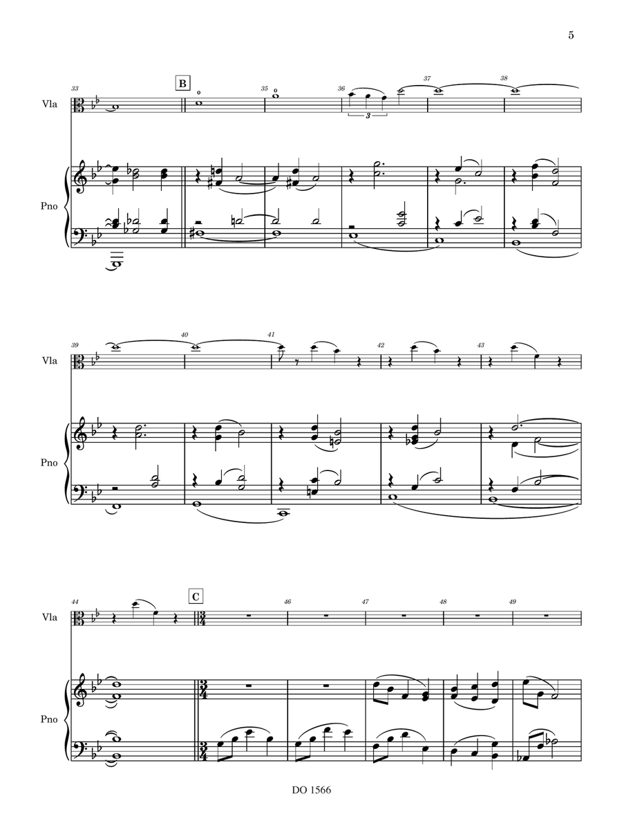 Four duos for when the world momentarily stops turning Piano Accompaniment scores gallery preview page 6