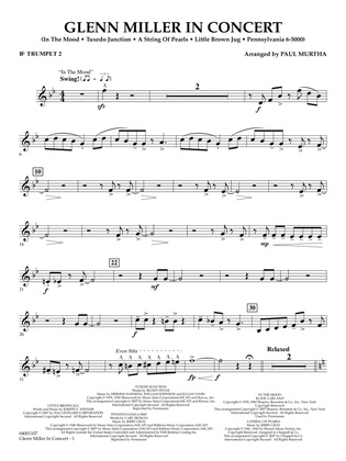 Glenn Miller In Concert (arr. Paul Murtha) - Bb Trumpet 2