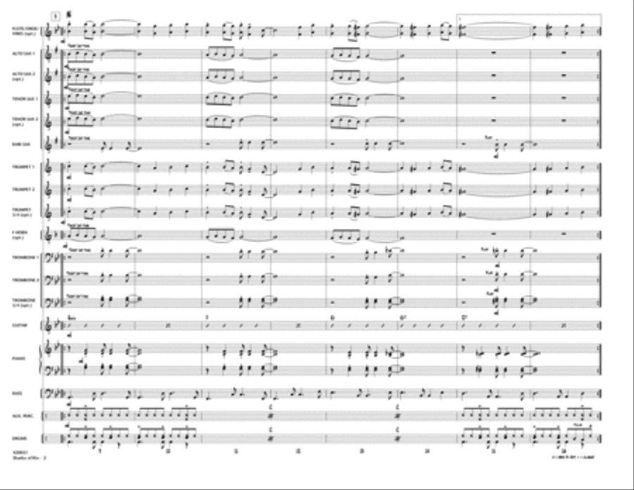 Shades of Rio Jazz Ensemble scores gallery preview page 2