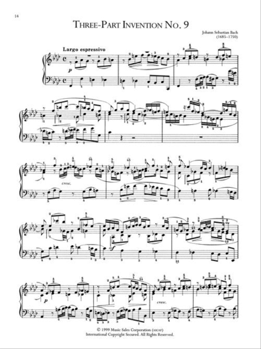 The Piano Treasury of Classical Music Piano Solo scores gallery preview page 10