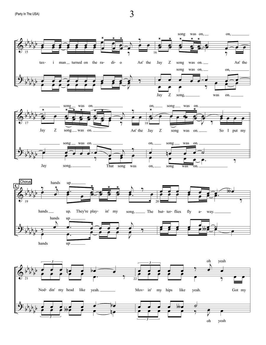 Party In The U.s.a. SSAA scores gallery preview page 3