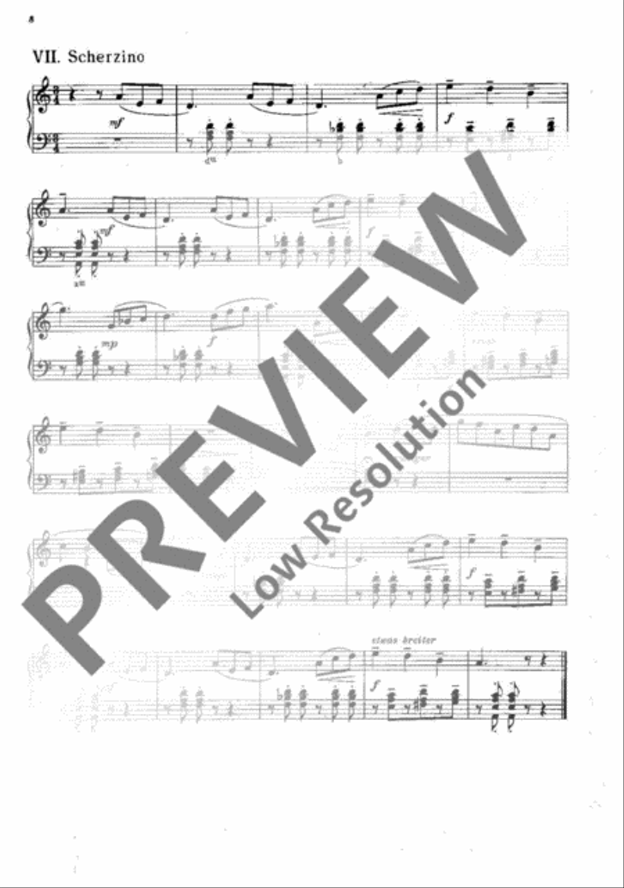 Zwölf Vortragsstücke im alten Stil Accordion scores gallery preview page 9
