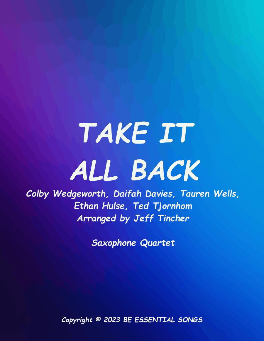 Take It All Back