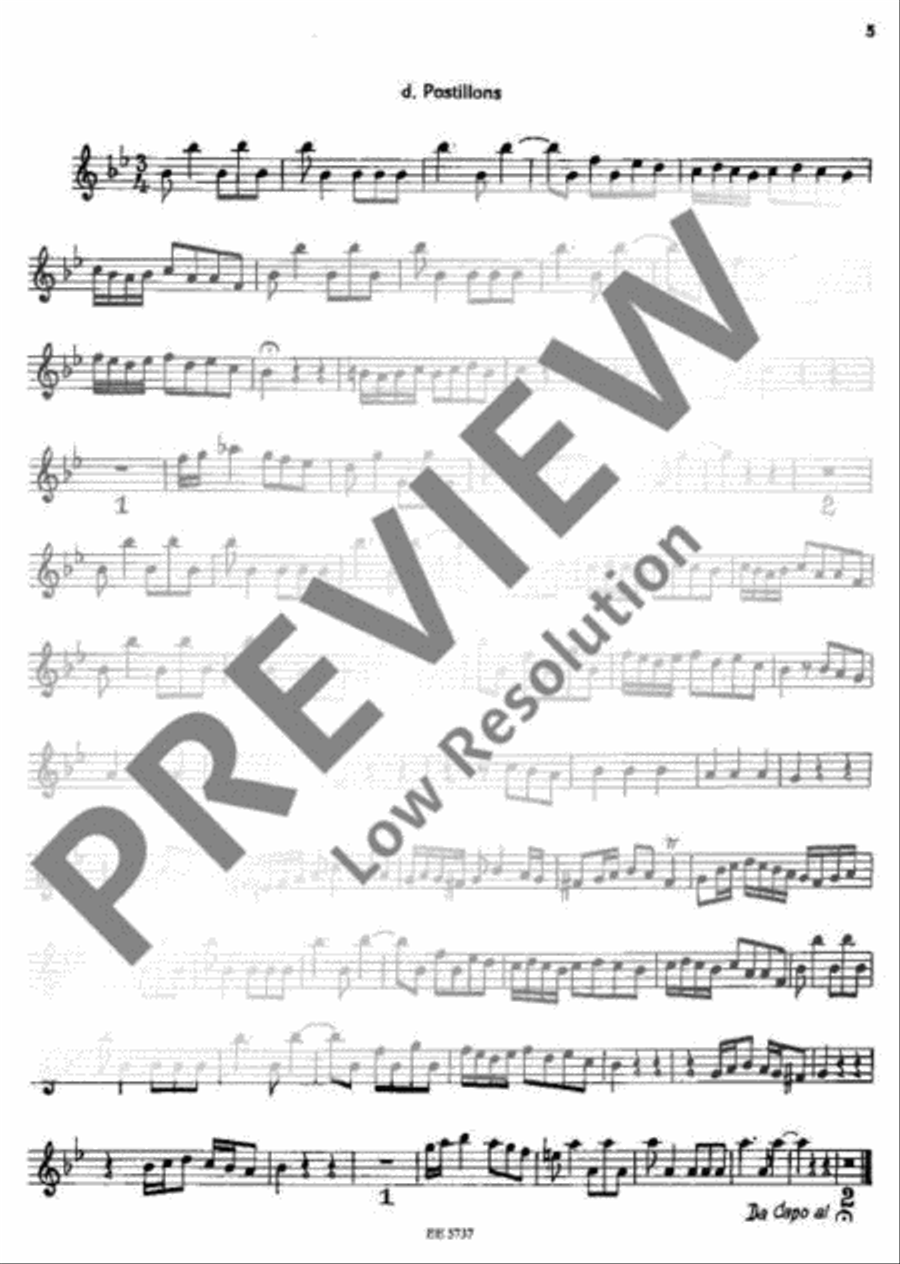 Musique de table Oboe scores gallery preview page 6
