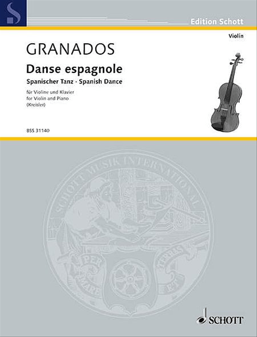 Danse Espagnole Violin Solo scores gallery preview page 1