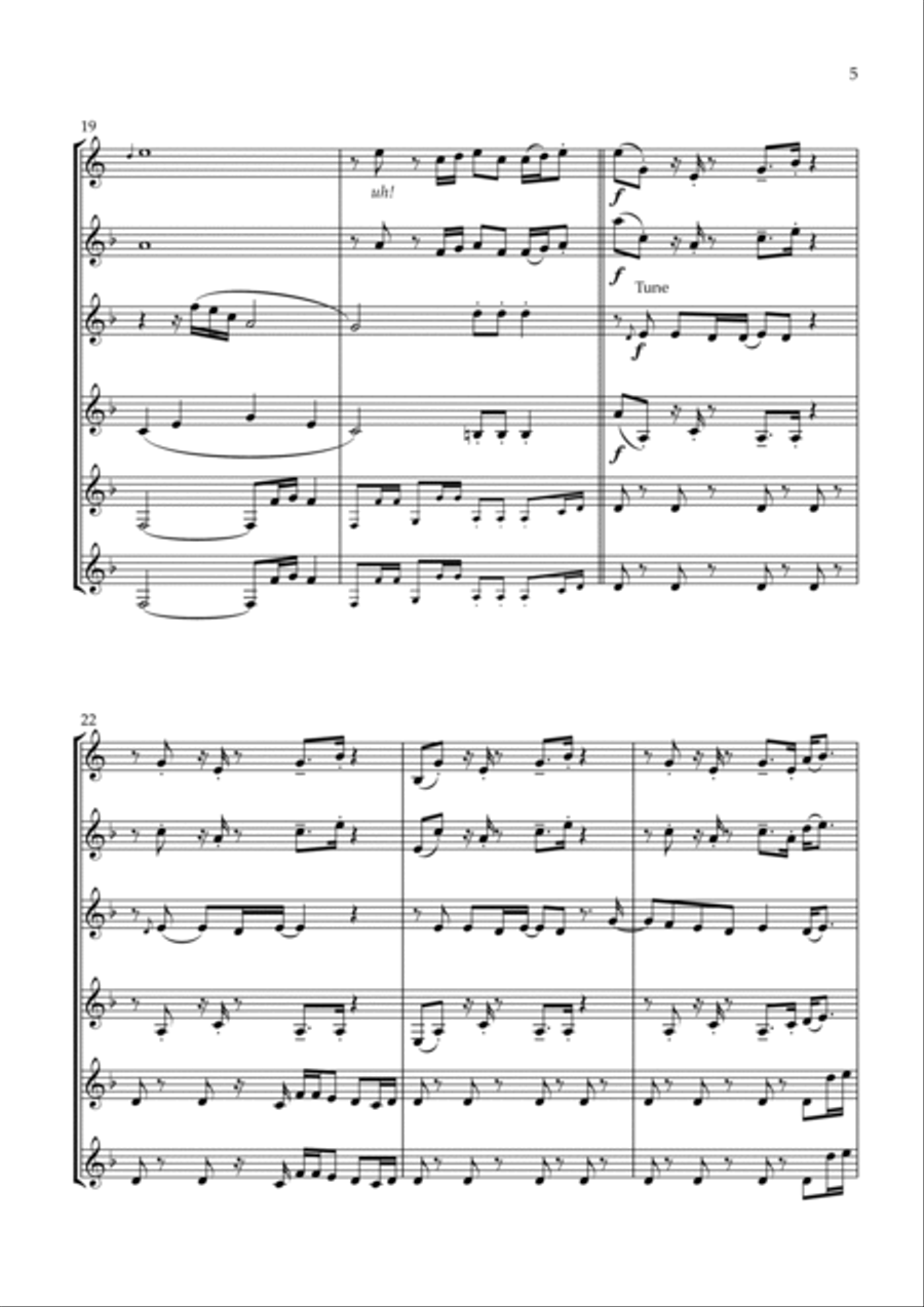 About Damn Time About Damn Time Clarinet Quartet scores gallery preview page 5