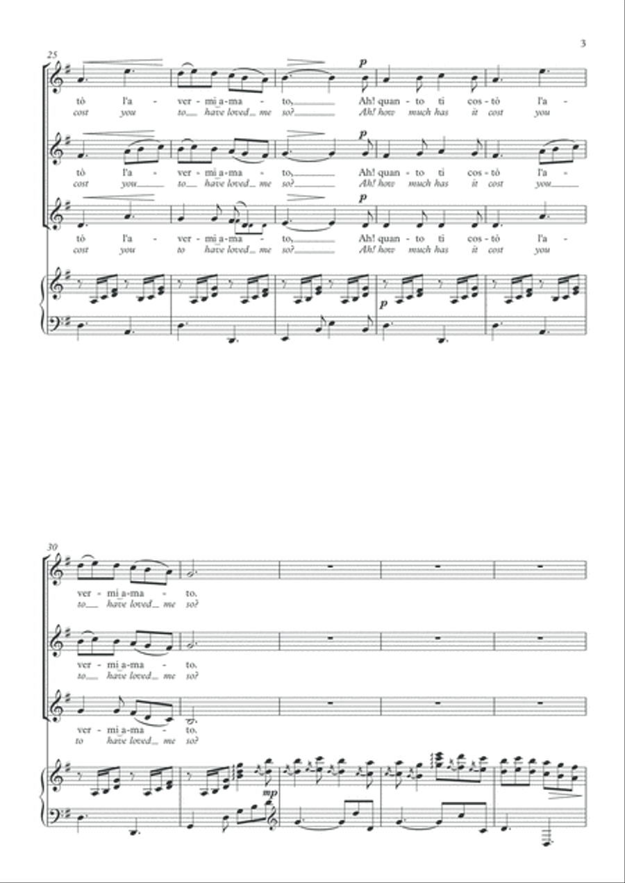 Tu scendi dalle stelle (From starry skies descending) SSA scores gallery preview page 5