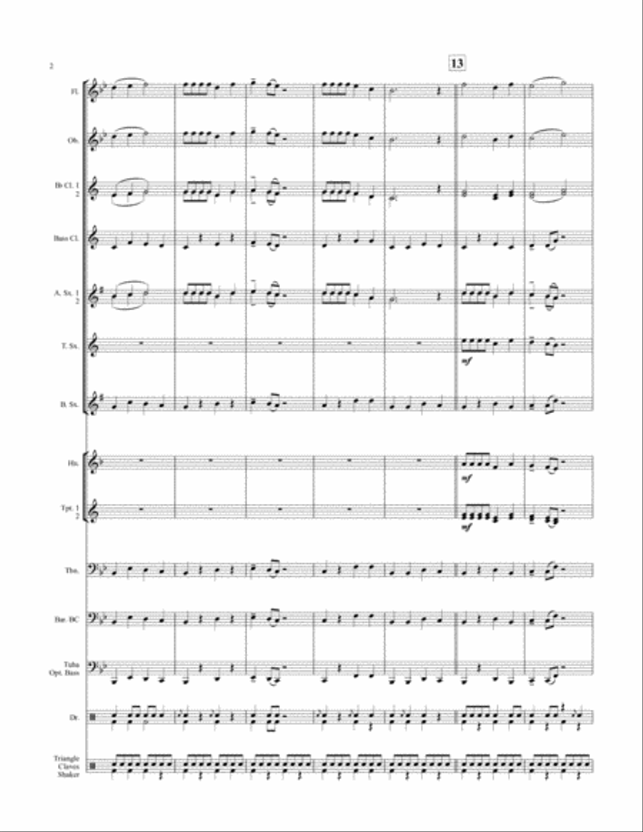 Viva Trombones! Concert Band scores gallery preview page 3