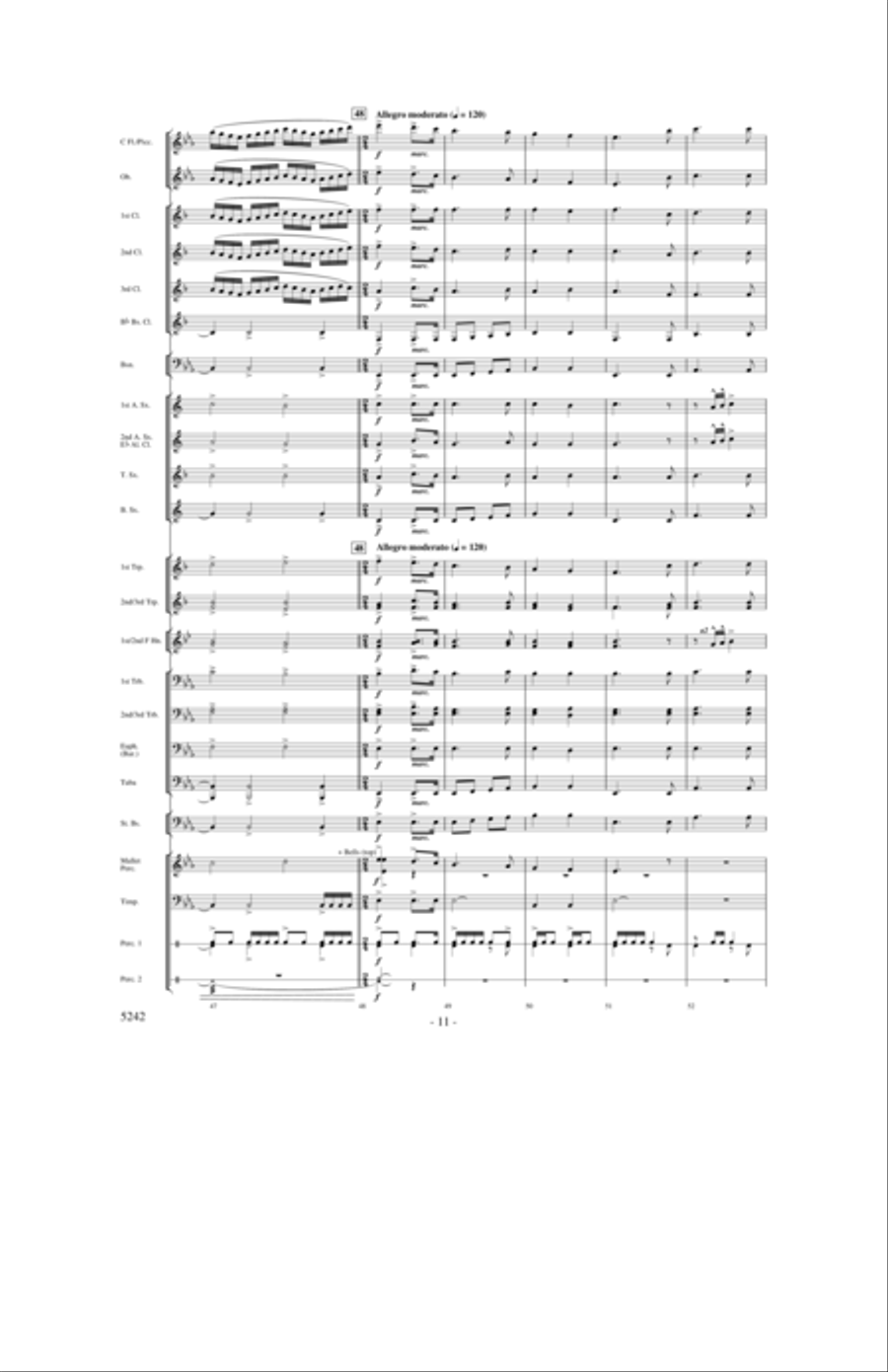 The Sounds of Christmas Joy Concert Band scores gallery preview page 10