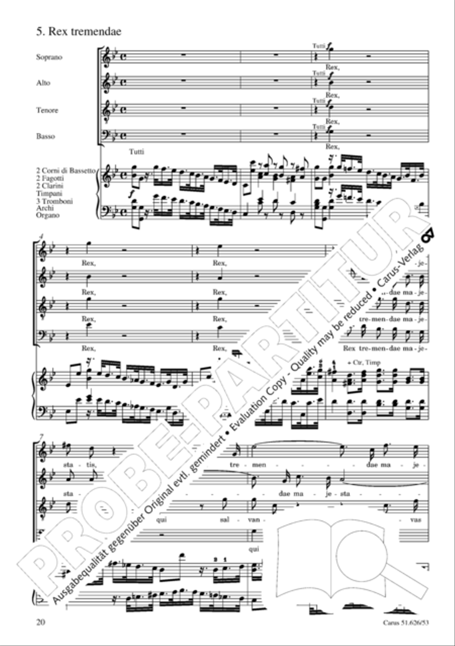 Requiem 4-Part scores gallery preview page 27
