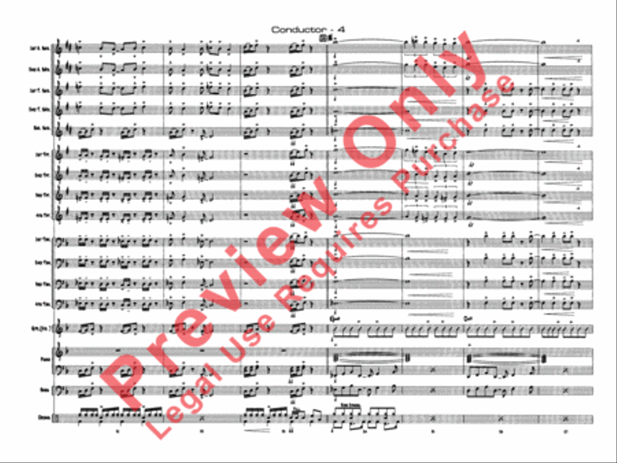 Shaft, Theme from Jazz Ensemble scores gallery preview page 7