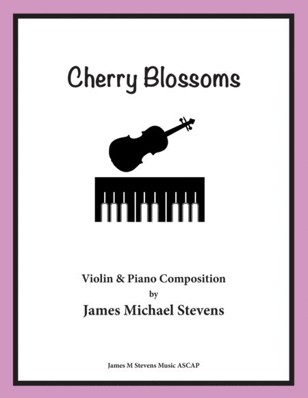 Cherry Blossoms - Violin & Piano image number null