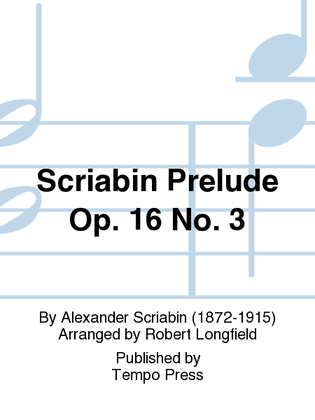 Scriabin Prelude Op. 16 No. 3