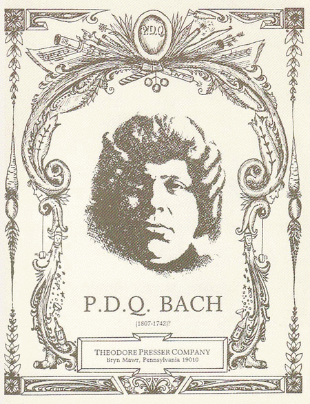 Pdq Bach Portrait Postcard