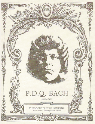 Book cover for P.D.Q. Bach Portrait Postcard