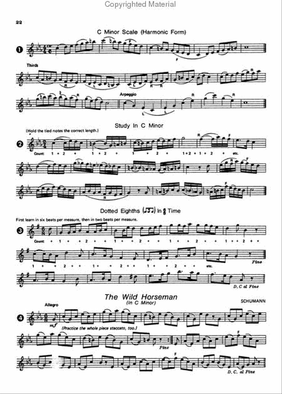 Student Instrumental Course Oboe Student Oboe scores gallery preview page 4