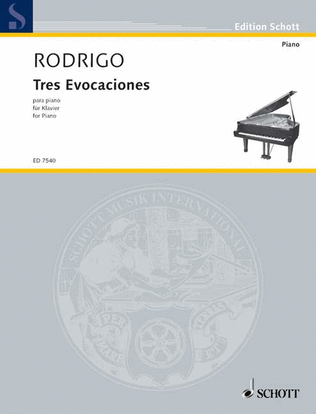 Book cover for 3 Evocations for Piano