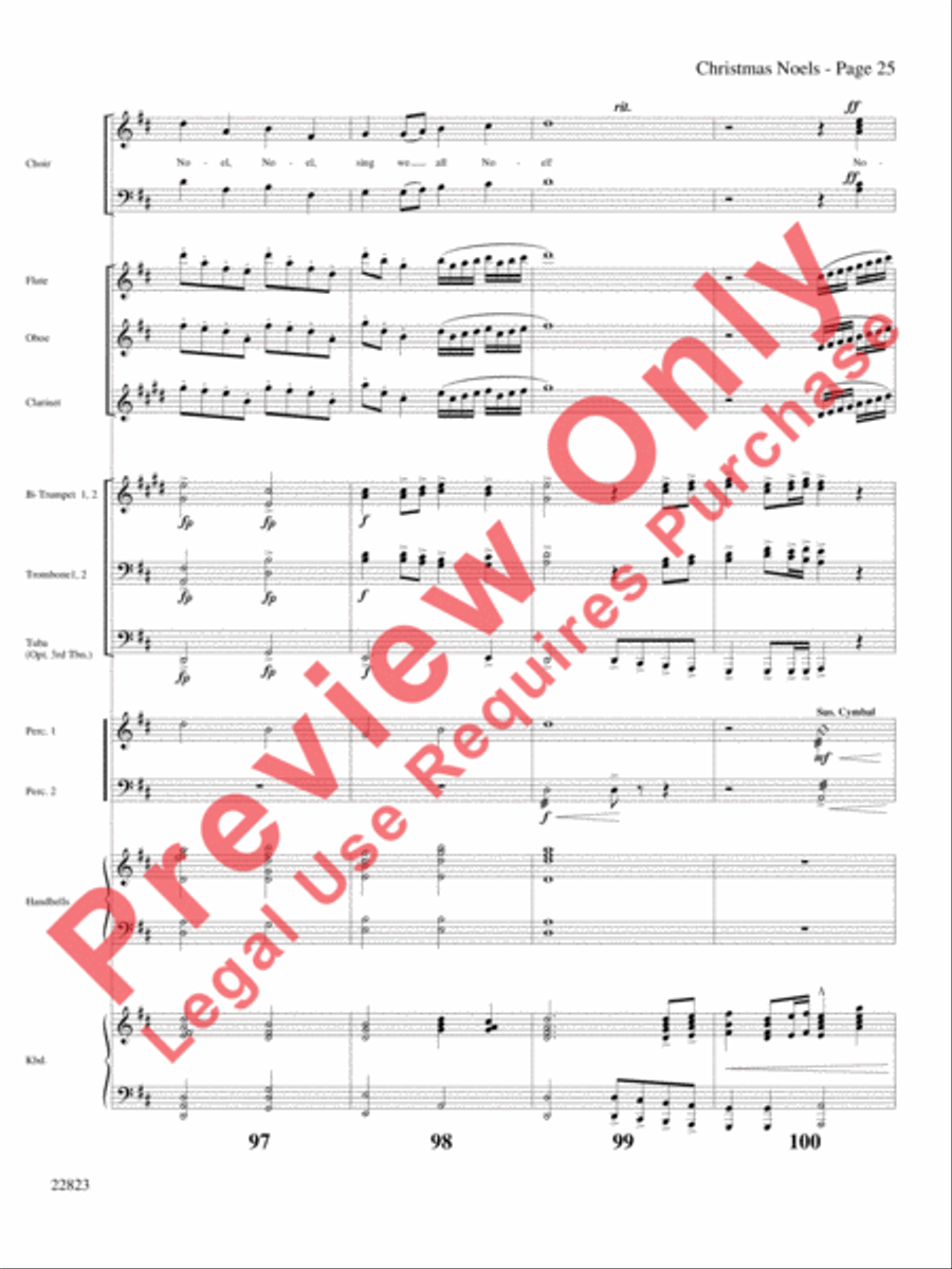 Christmas Noels Choir scores gallery preview page 26