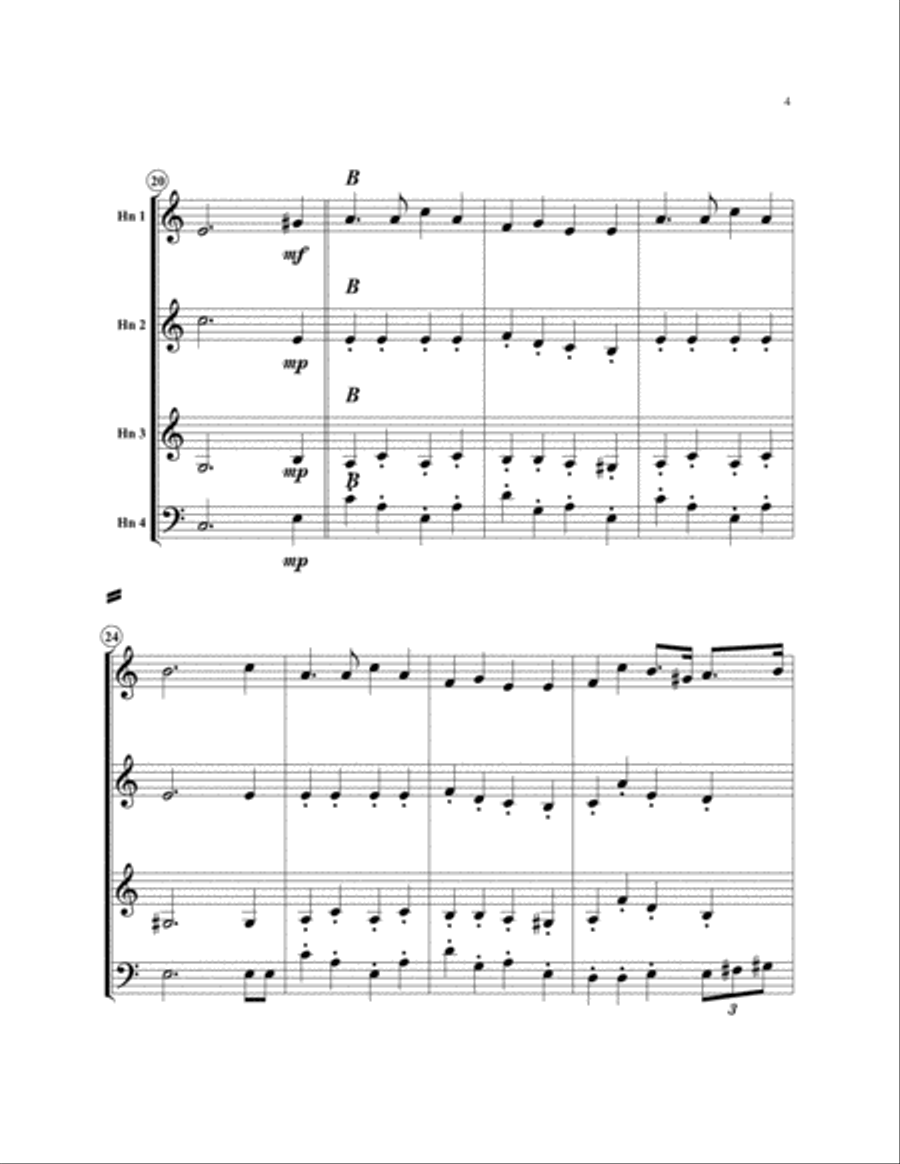 Arrival Brass Ensemble scores gallery preview page 4