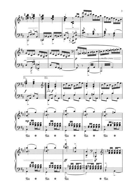 E. Elgar - Pomp and Circumstance - March Op.39 #1 - piano solo image number null