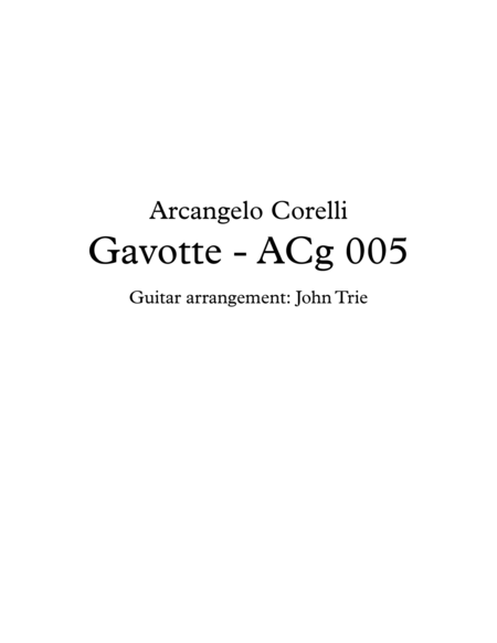 Gavotte - ACg005 tab image number null