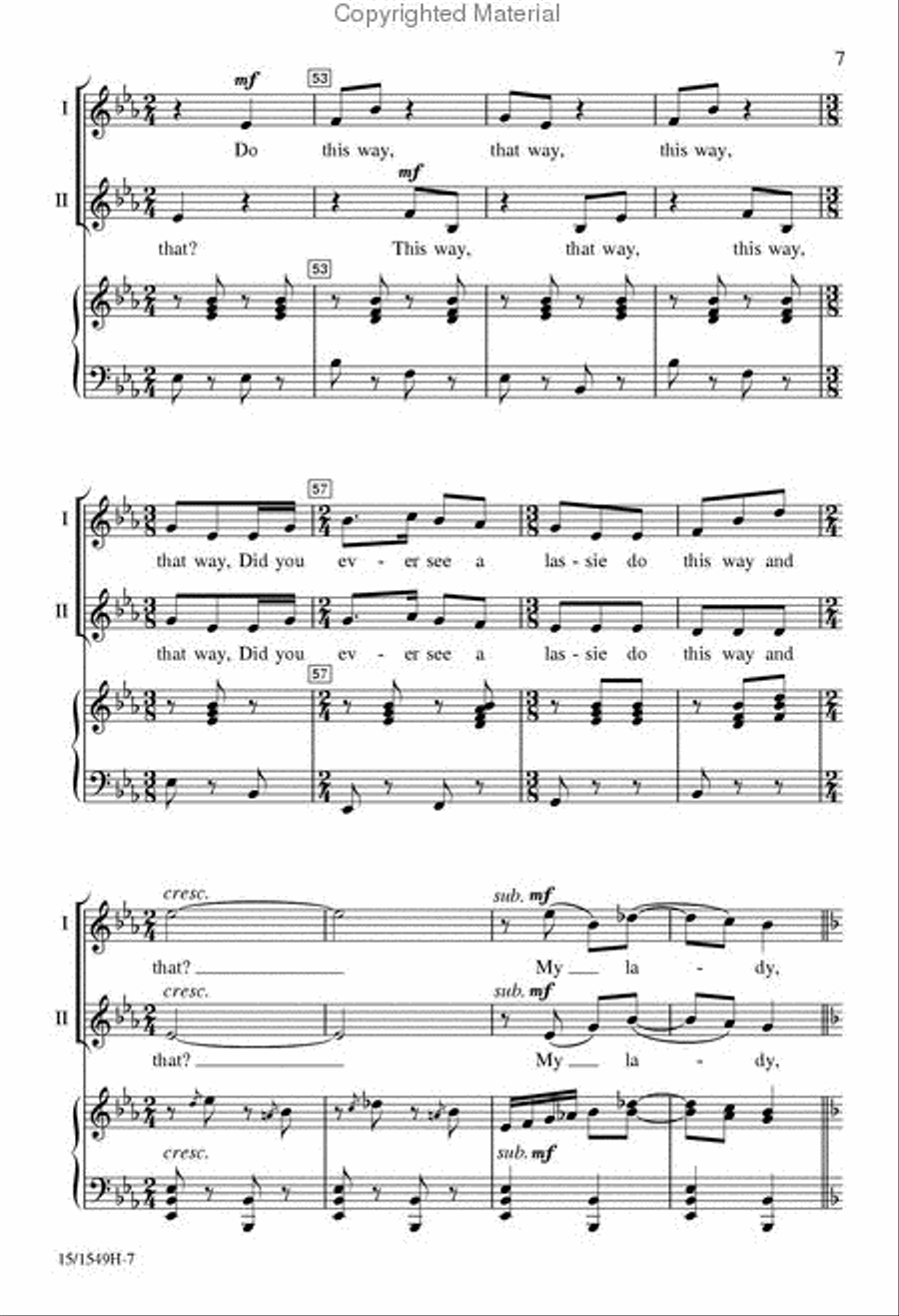 Playground Tunes 2-Part scores gallery preview page 6