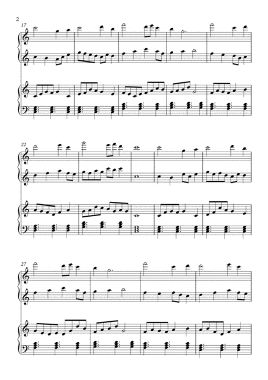 Sailing Piano scores gallery preview page 2