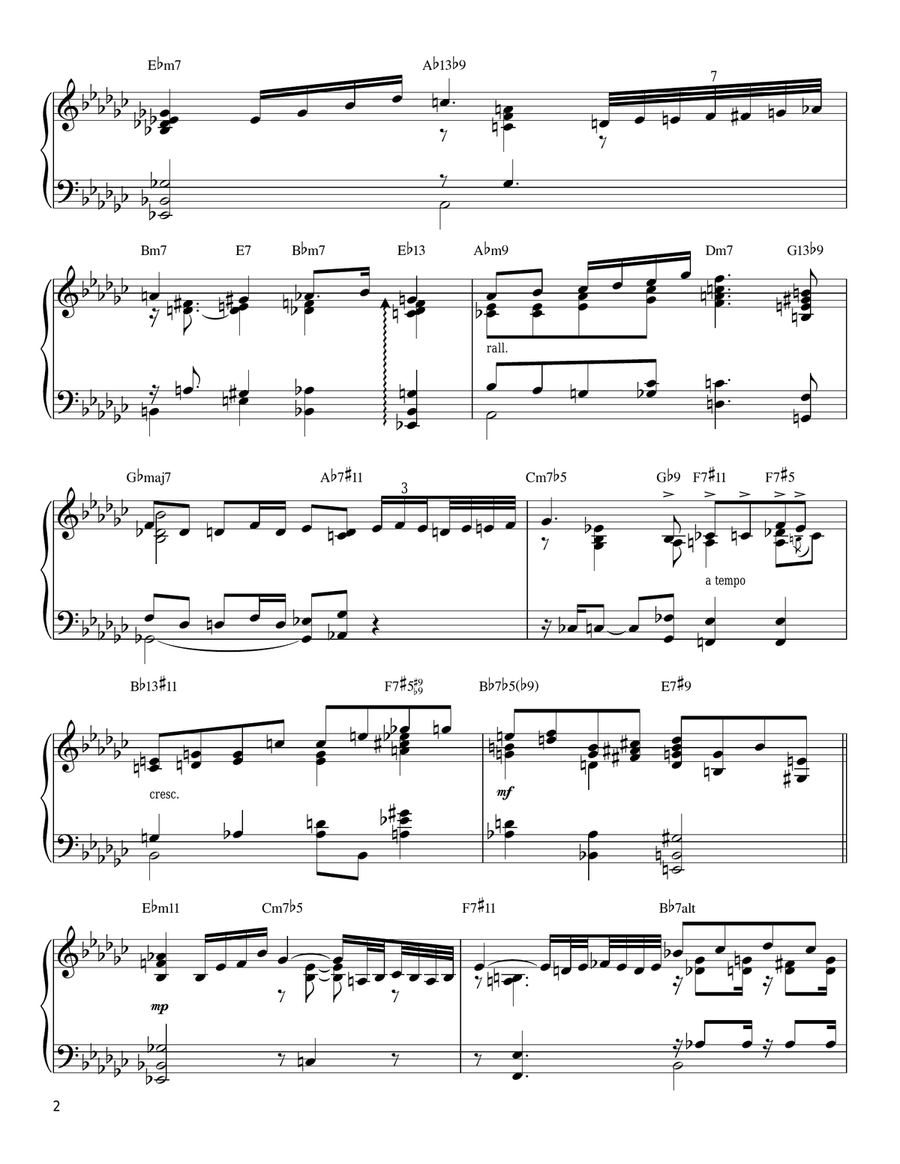 'Round Midnight Piano scores gallery preview page 2