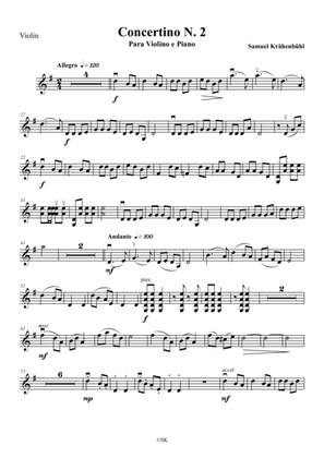 violin Concertino N. 2 (violin part)